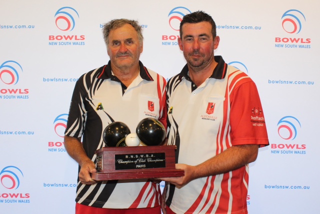 Congratulation to Rodney McCabe & Peter Taylor NSW Champion of Club Champion Pairs